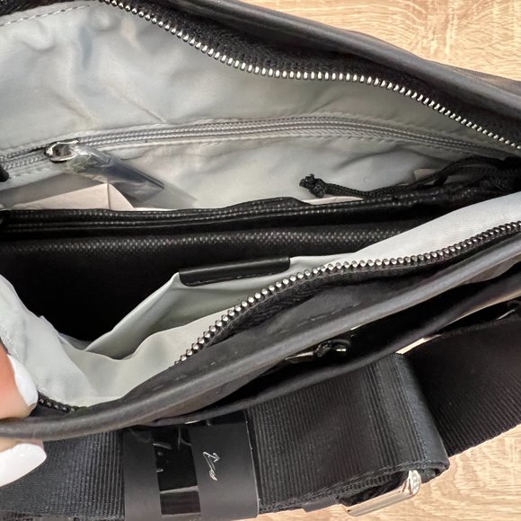 Yacht Bags Deluxe Slim Zip Top Crossbody Tote For Mens Leather Nylon Nylon Lining Poshmark